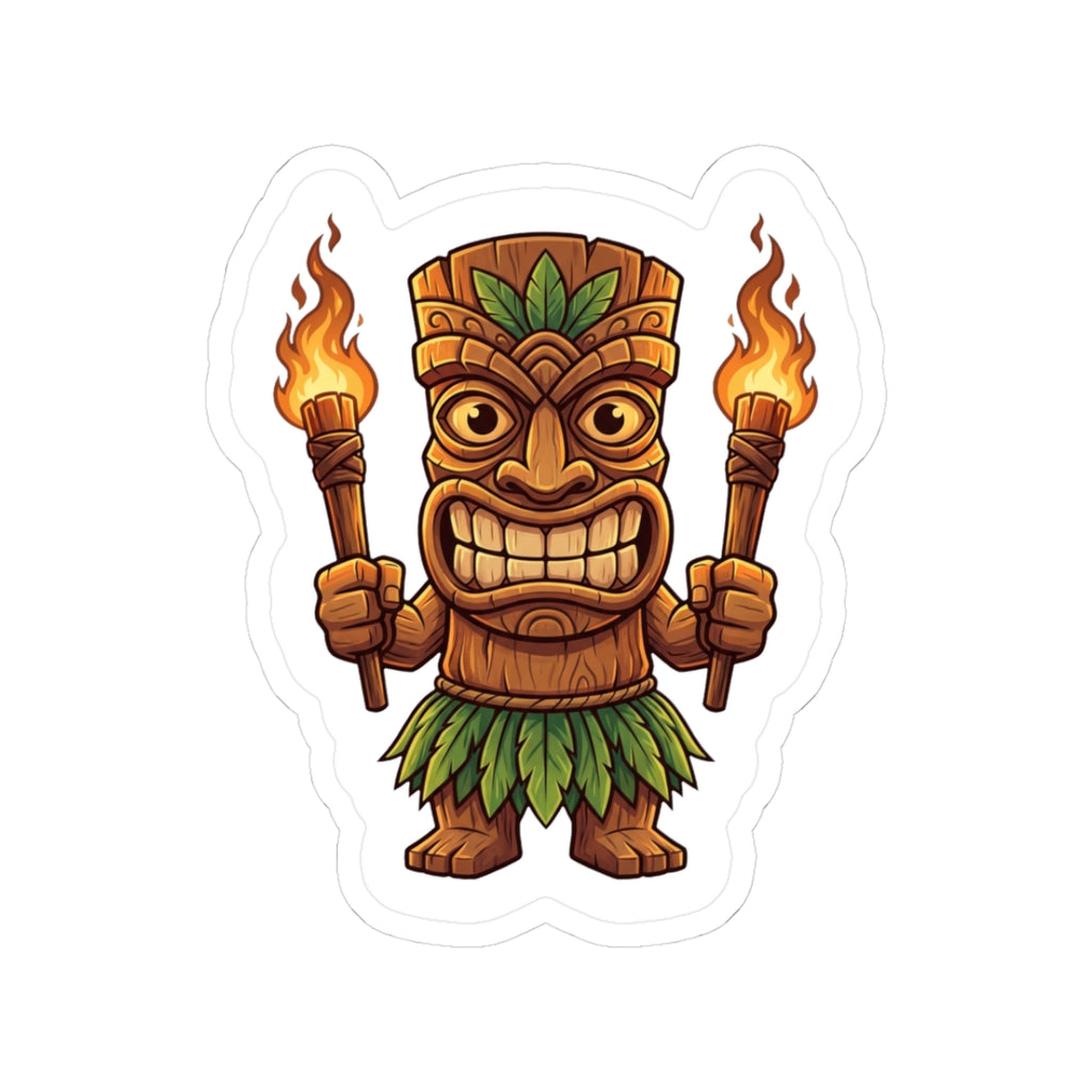Tiki Mask Sticker