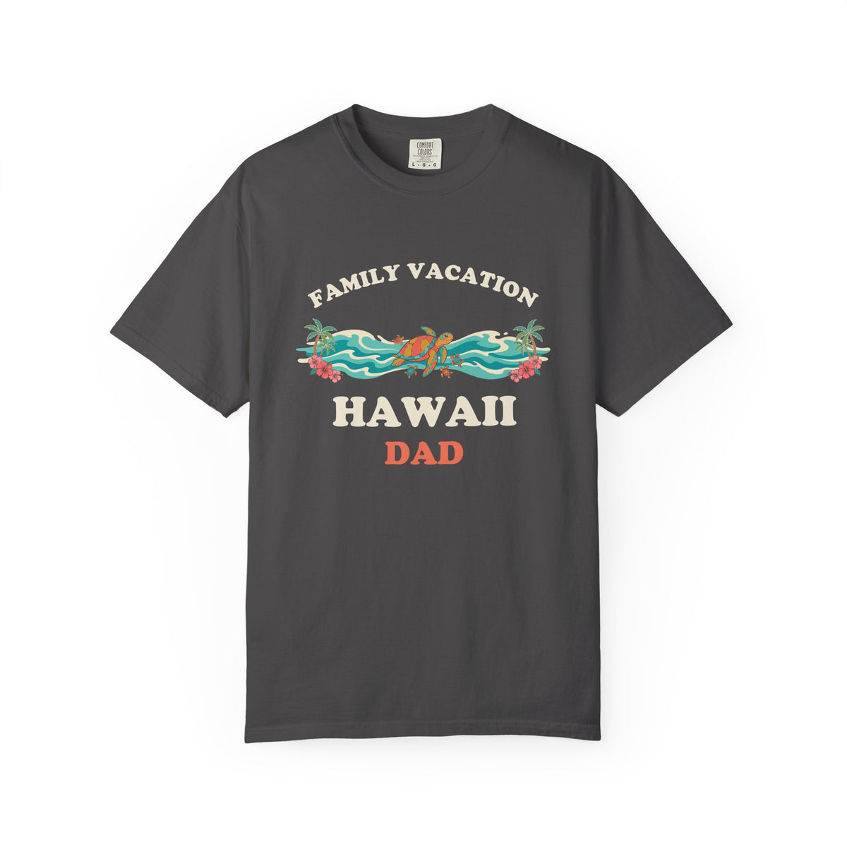 Hawaii Family Vacation Dad Matching Sea Turtle T-Shirt
