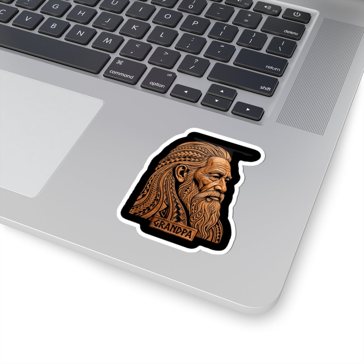 Polynesian Tribal Grandpa Hawaiian Matching Family Sticker