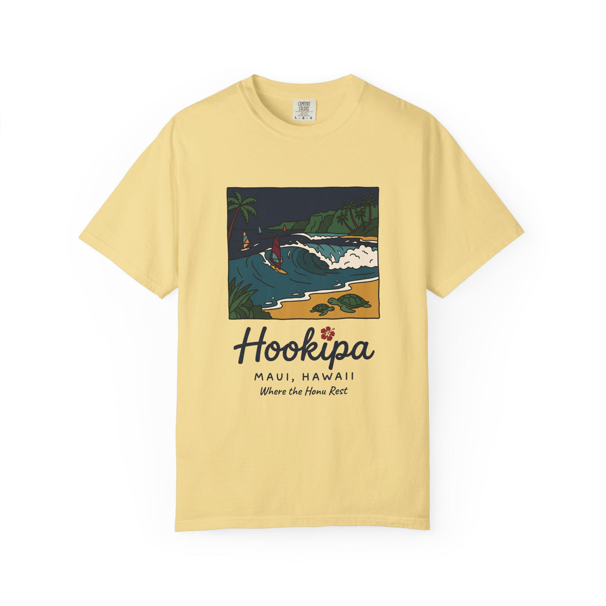 Hookipa Beach Maui Hawaii Vintage Travel Graphic T-Shirt