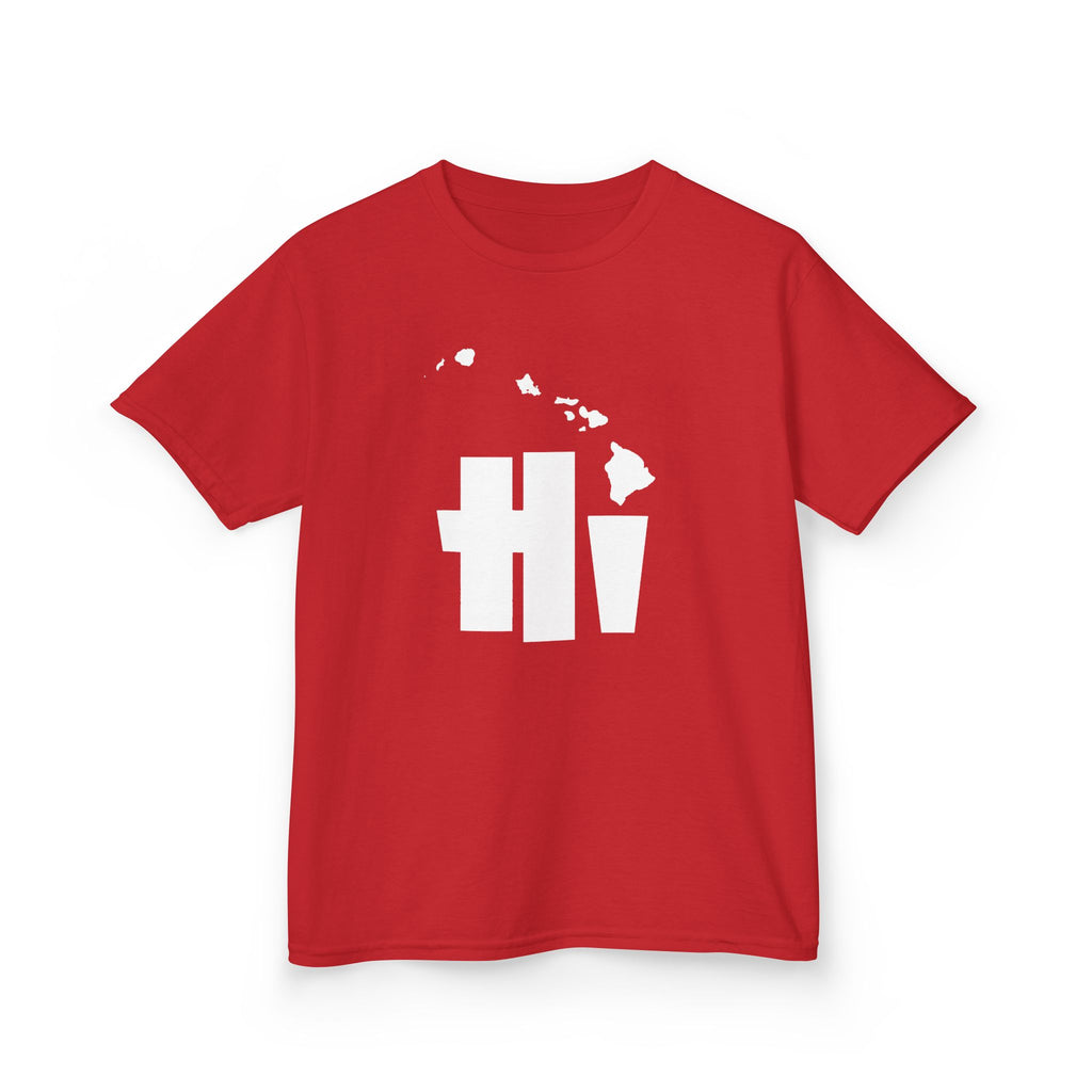 Hawaii HI State Map Kids T-Shirt