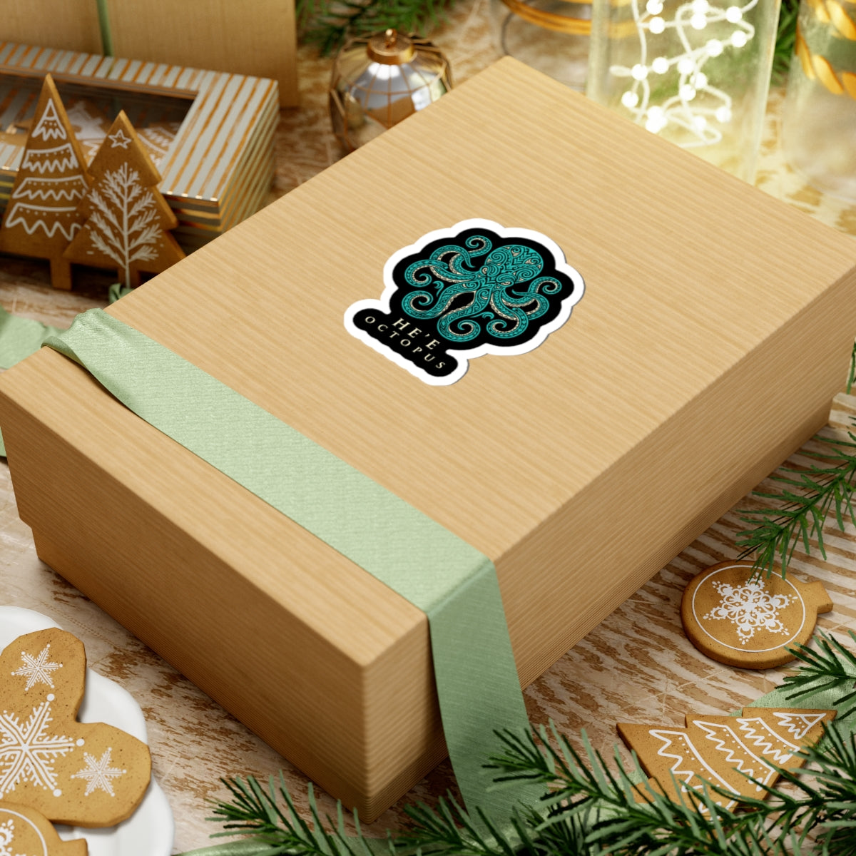 Hee Octopus Hawaii Sticker