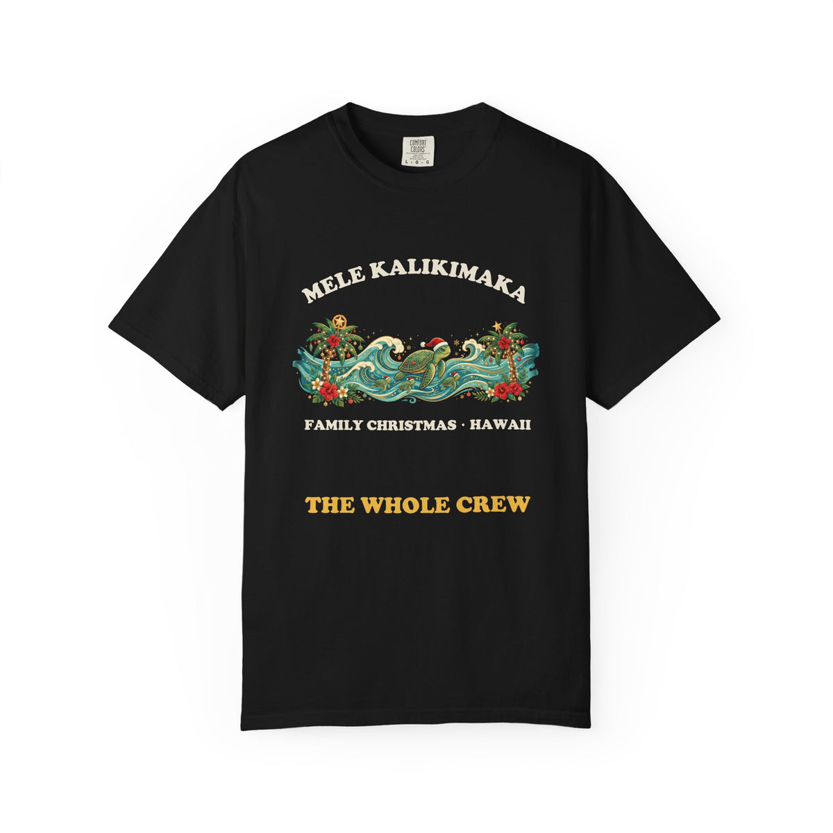 Mele Kalikimaka Hawaiian Family Christmas Matching Group T-Shirt