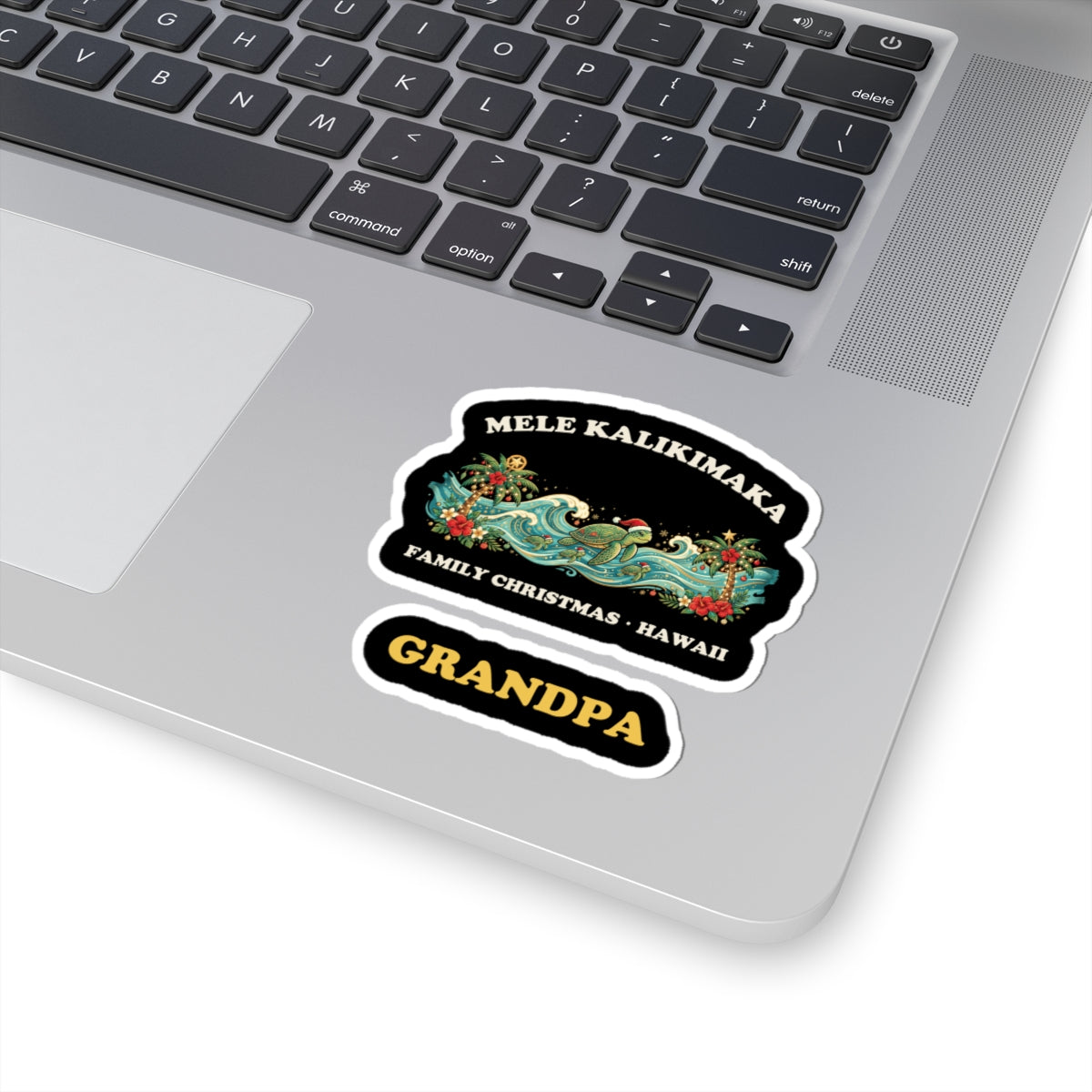 Mele Kalikimaka Family Christmas Grandpa Sticker