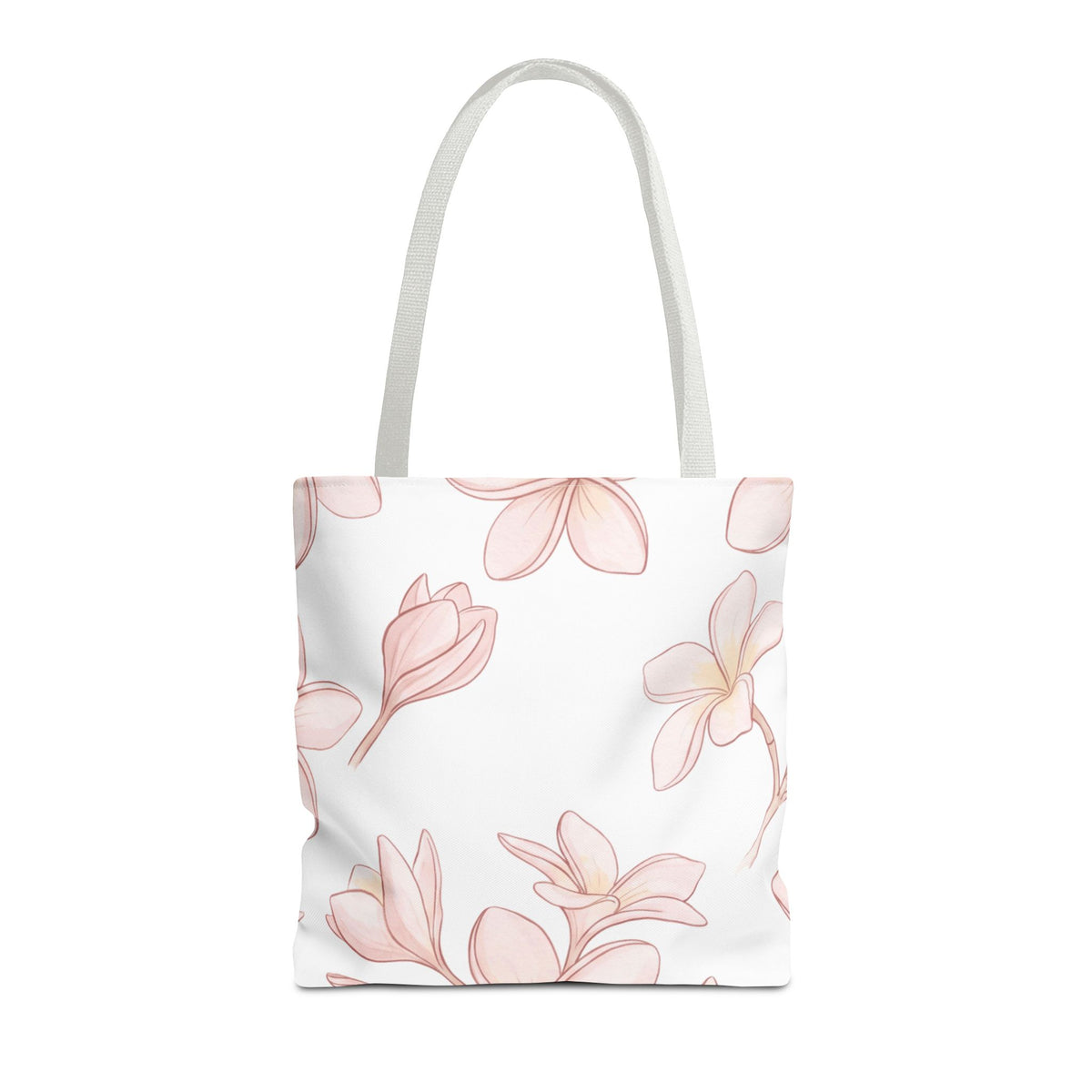 Falling Plumeria Hawaiian All-Over Tote Bag