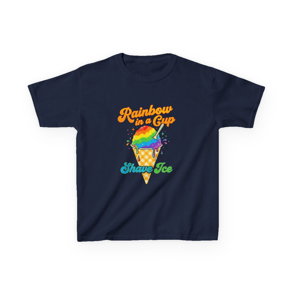 Rainbow Shave Ice Hawaii Shaved Ice Treat Kids T-Shirt