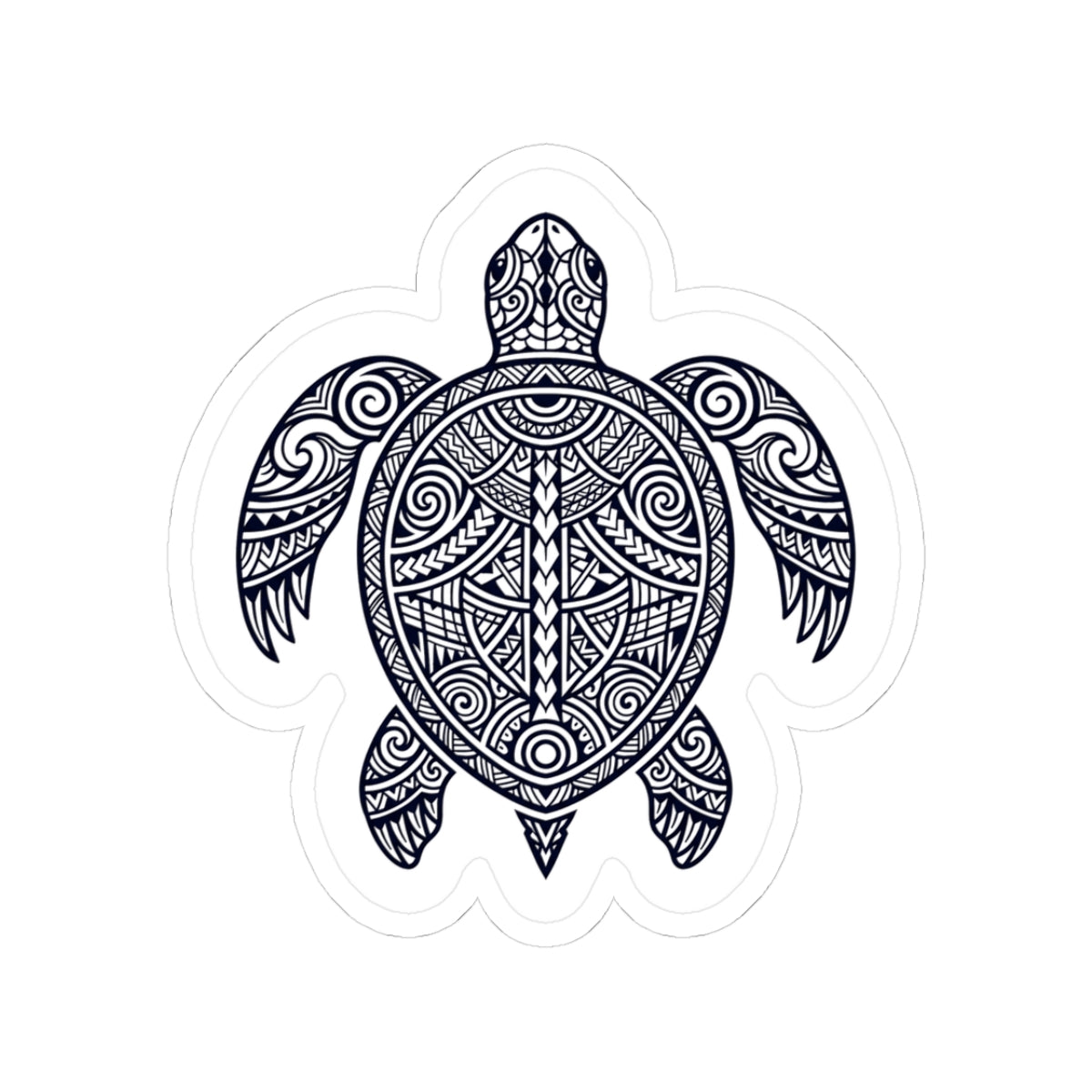 Tribal Sea Turtle Honu Sticker