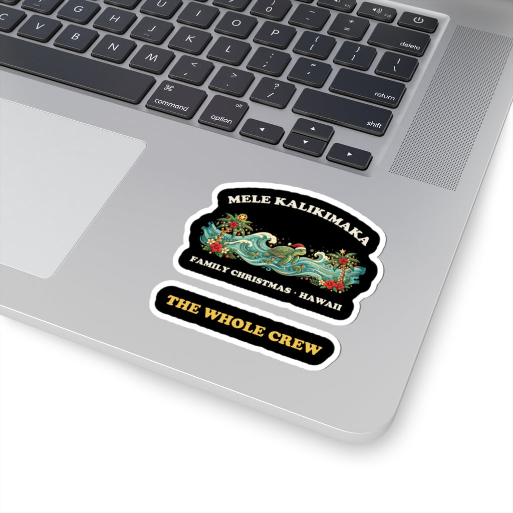 Mele Kalikimaka Family Christmas Sticker