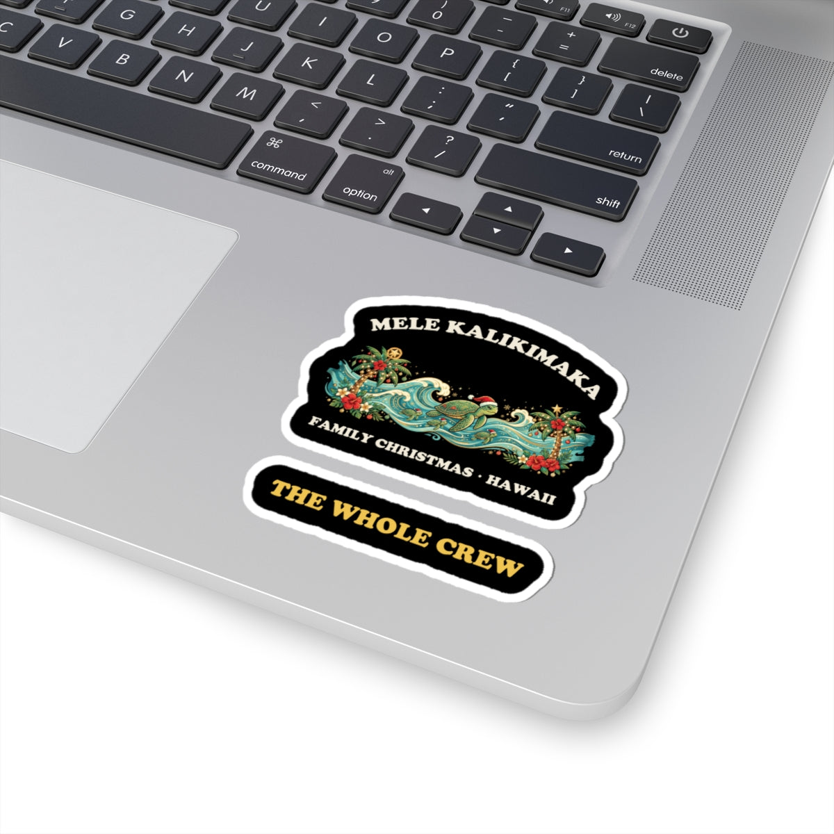 Mele Kalikimaka Family Christmas Sticker