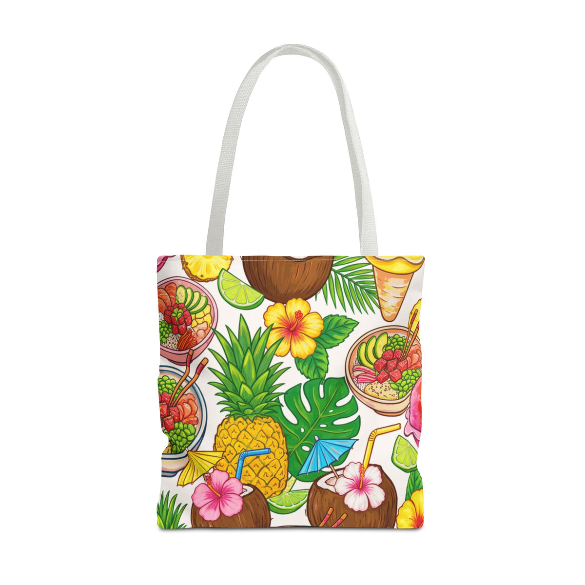 Tropical Treats Hawaiian All-Over Tote Bag