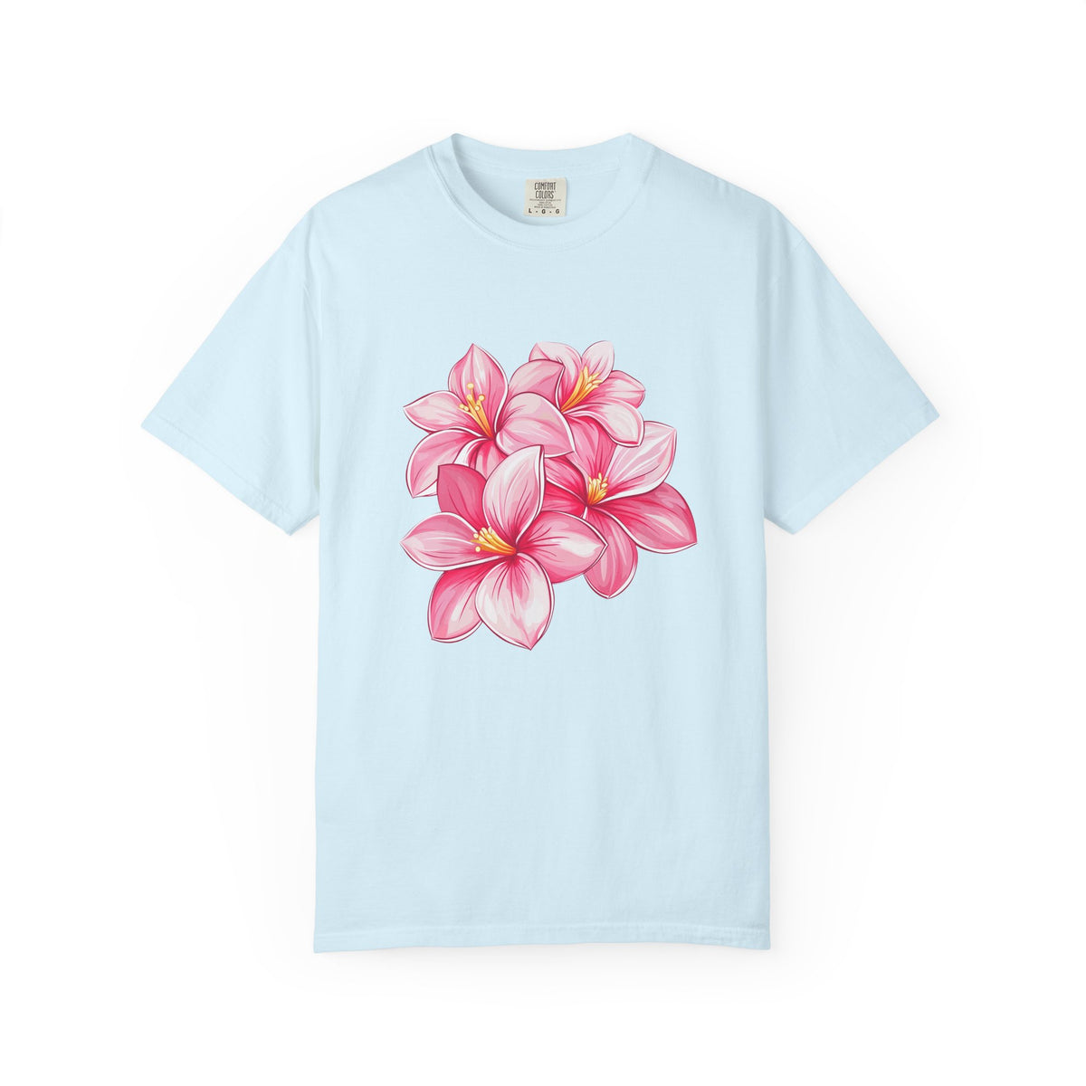 Pink Plumeria Floral T-Shirt