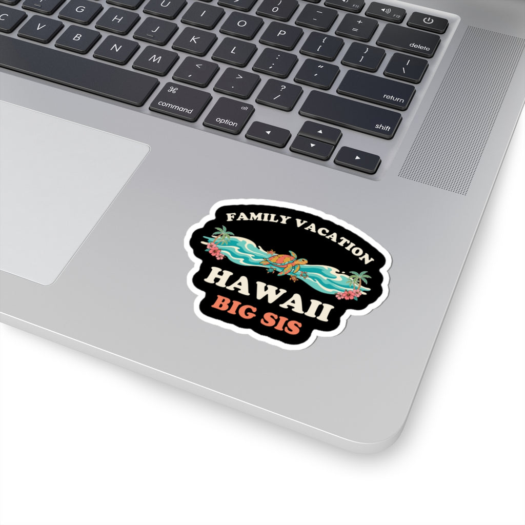 Hawaii Family Vacation Big Sis Sticker