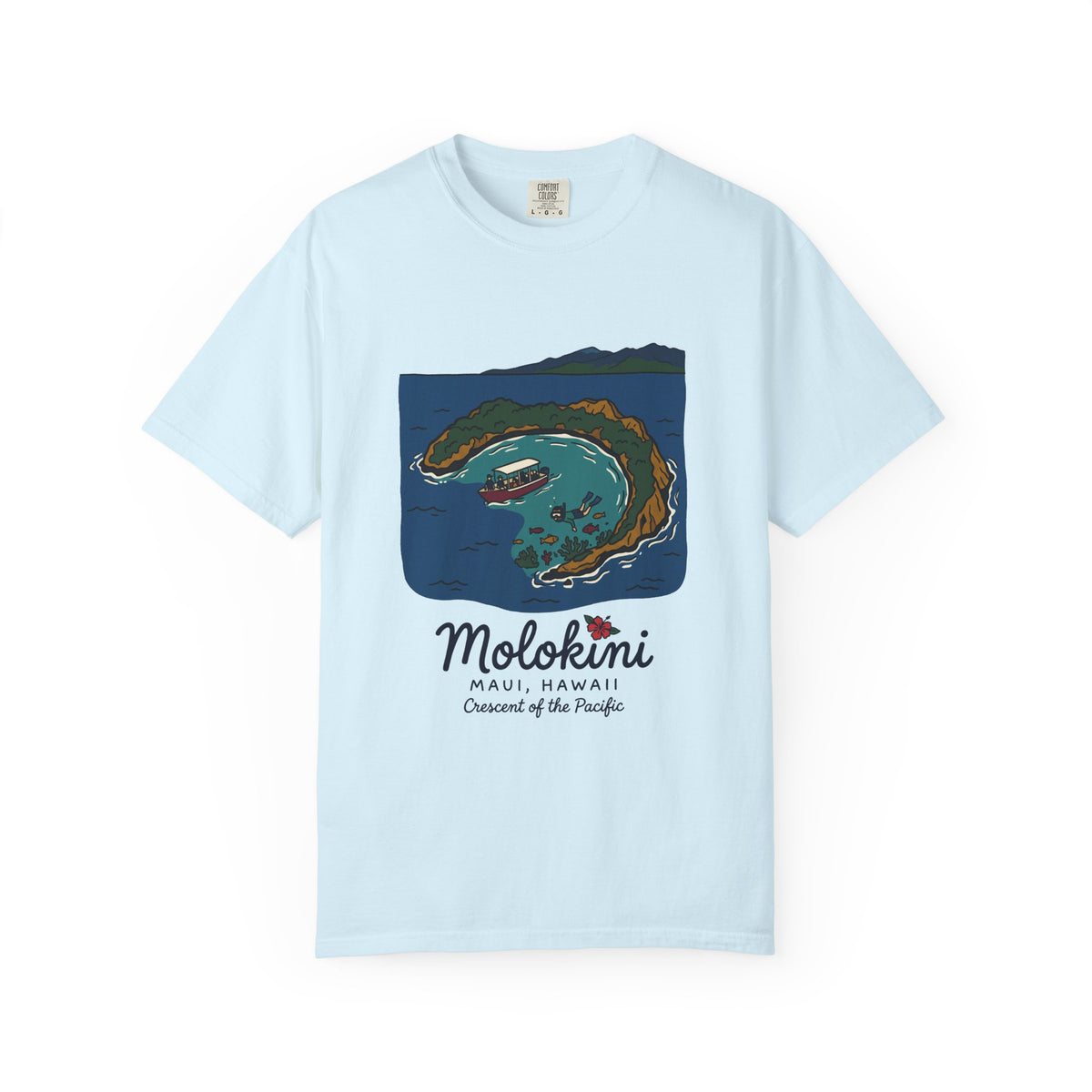 Molokini Maui Hawaii Vintage Travel Graphic T-Shirt
