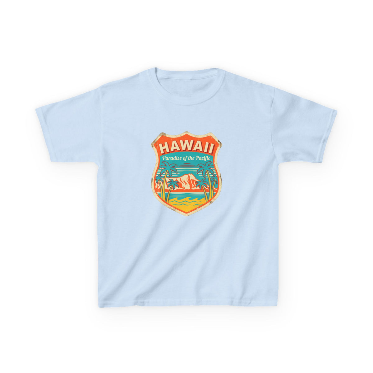 Hawaii Paradise of the Pacific Vintage Travel Kids T-Shirt