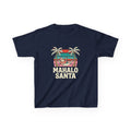 Mahalo Santa Hawaiian Christmas Kids T-Shirt