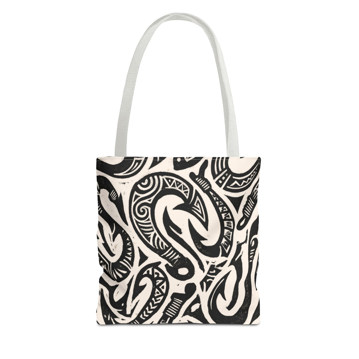 Makau Fish Hooks Hawaiian All-Over Tote Bag