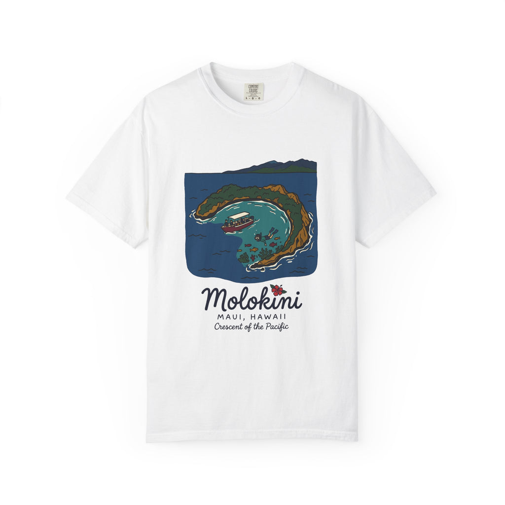 Molokini Maui Hawaii Vintage Travel Graphic T-Shirt