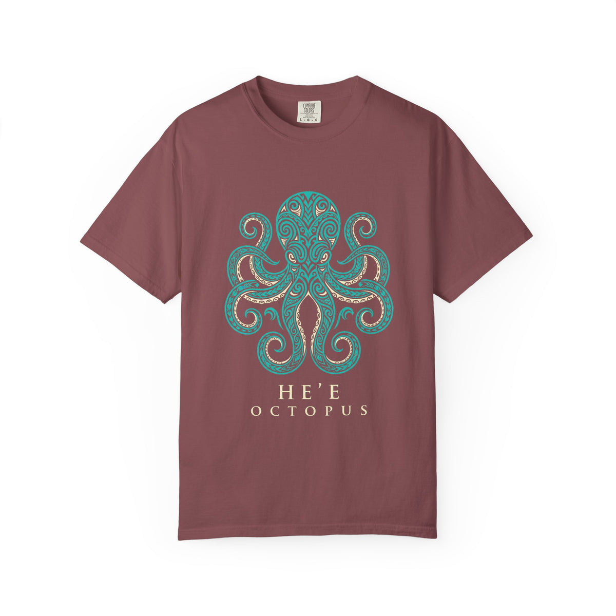 Hee Octopus Polynesian Tribal Hawaii Graphic T-Shirt