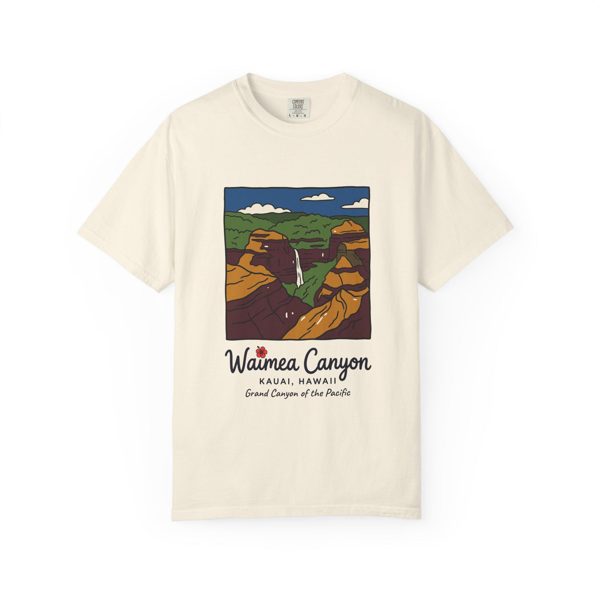 Waimea Canyon Kauai Hawaii Vintage Travel Graphic T-Shirt