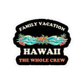 Hawaii Family Vacation Sea Turtle Sticker