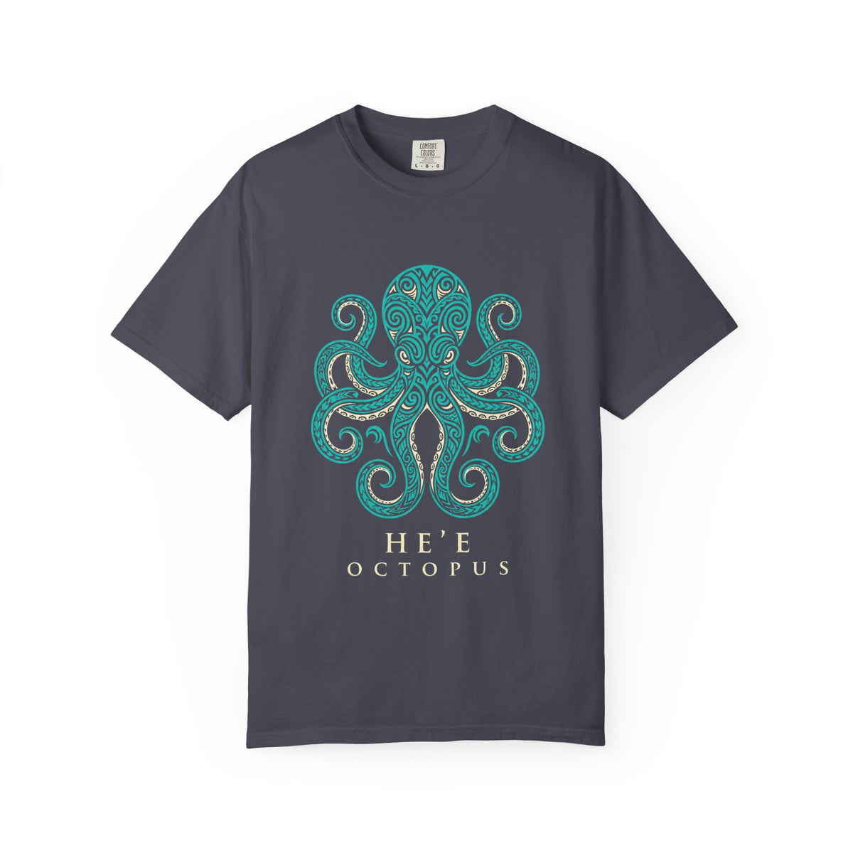 Hee Octopus Polynesian Tribal Hawaii Graphic T-Shirt