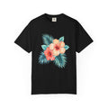 Watercolor Hibiscus Bouquet Hawaiian Floral T-Shirt
