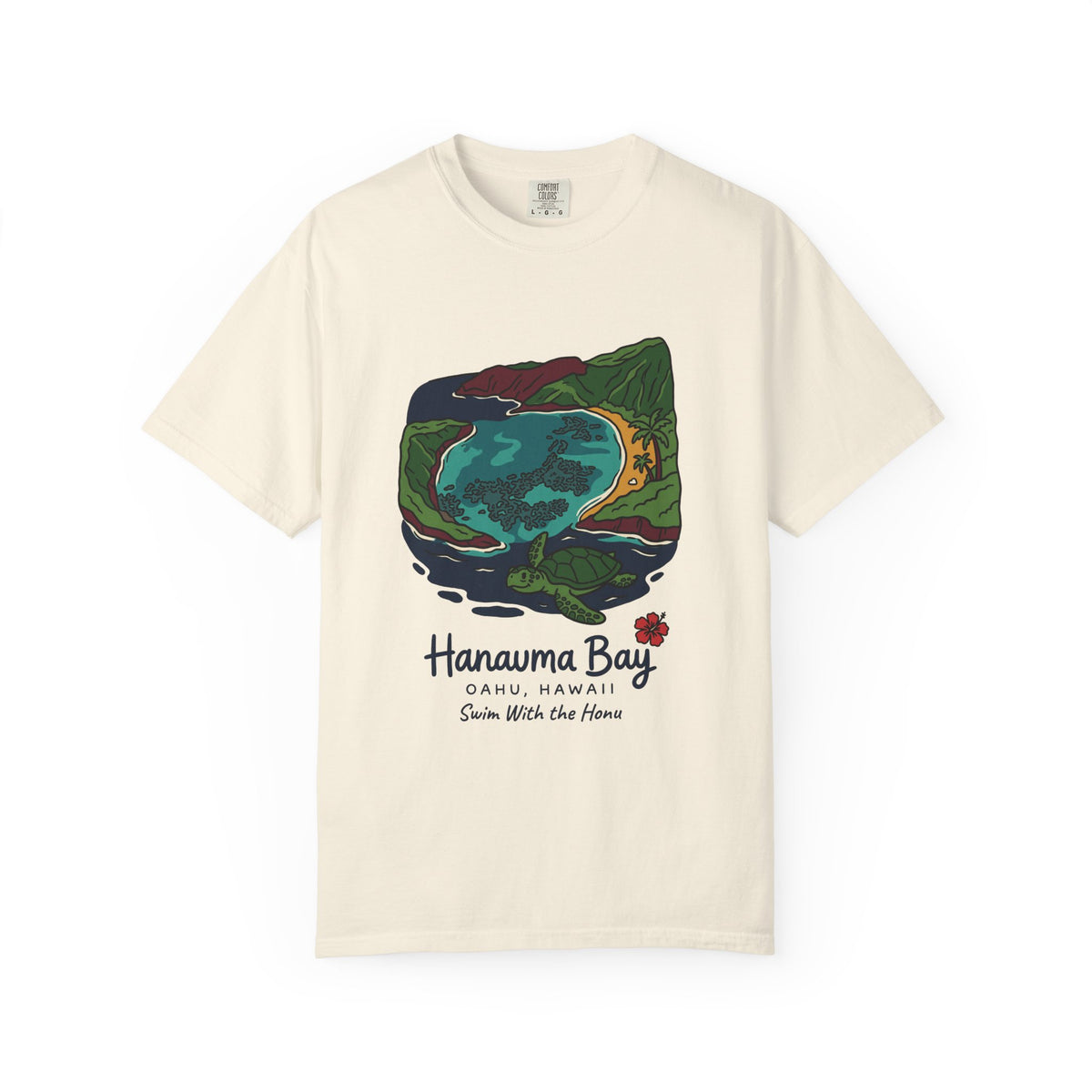 Hanauma Bay Oahu Hawaii Vintage Travel Graphic T-Shirt