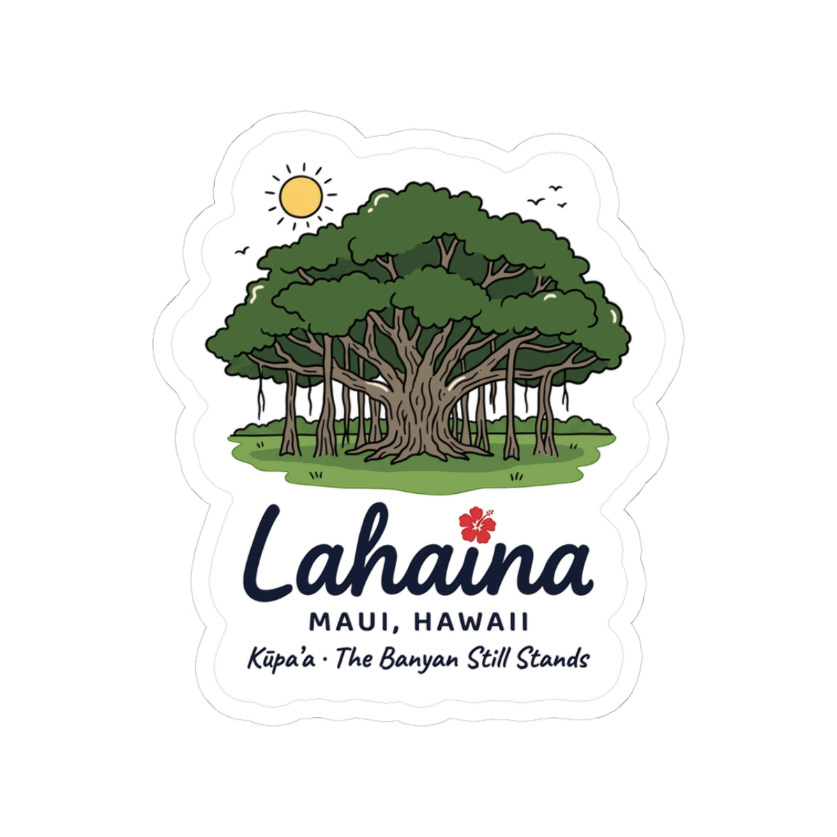 Lahaina Hawaii Sticker