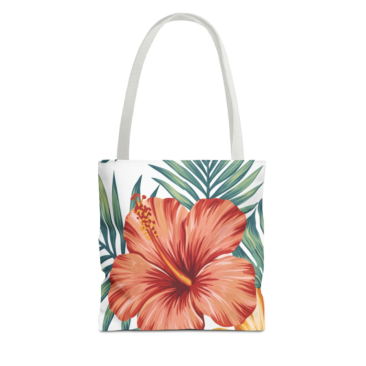 Tropical Pattern Hawaiian All-Over Tote Bag