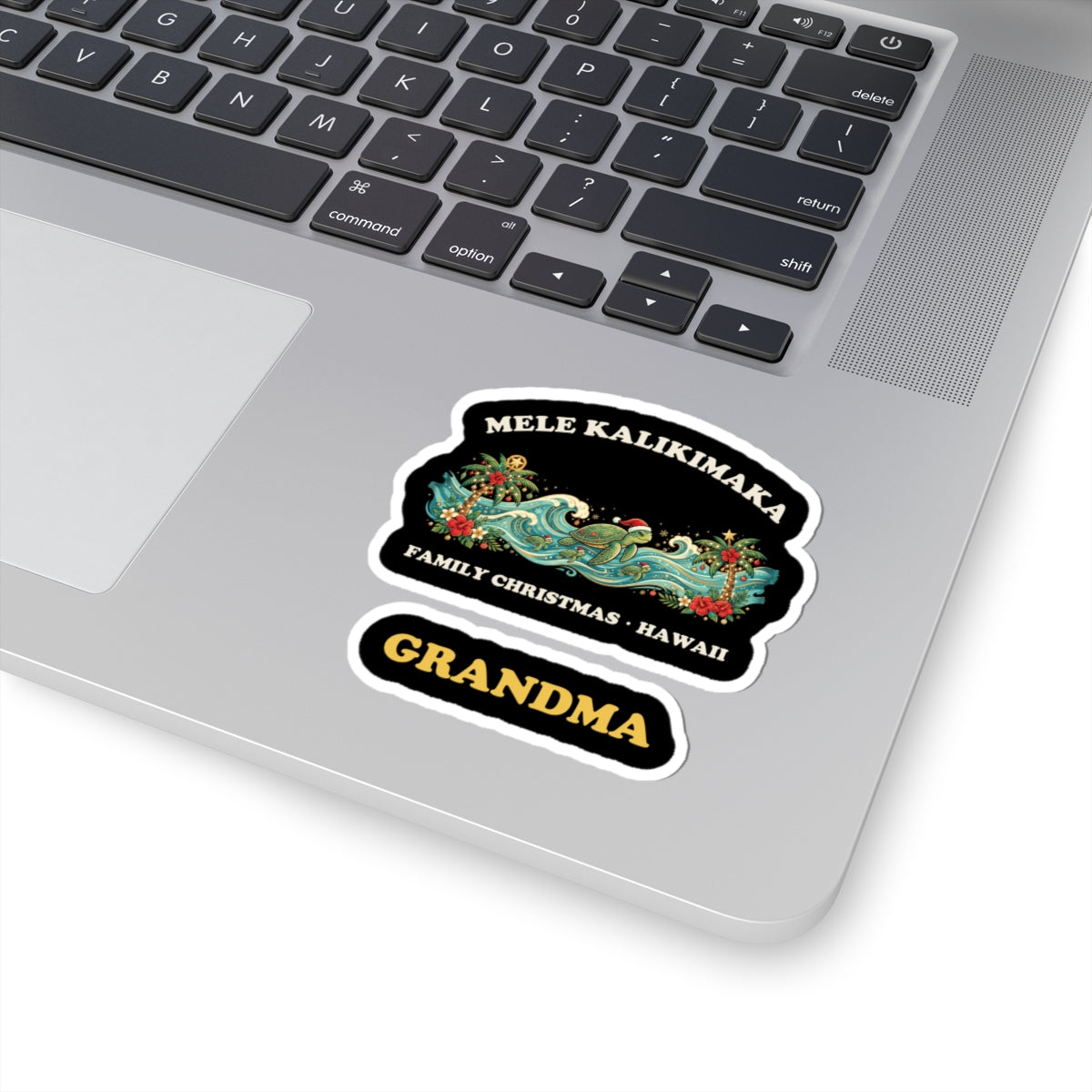 Mele Kalikimaka Family Christmas Grandma Sticker