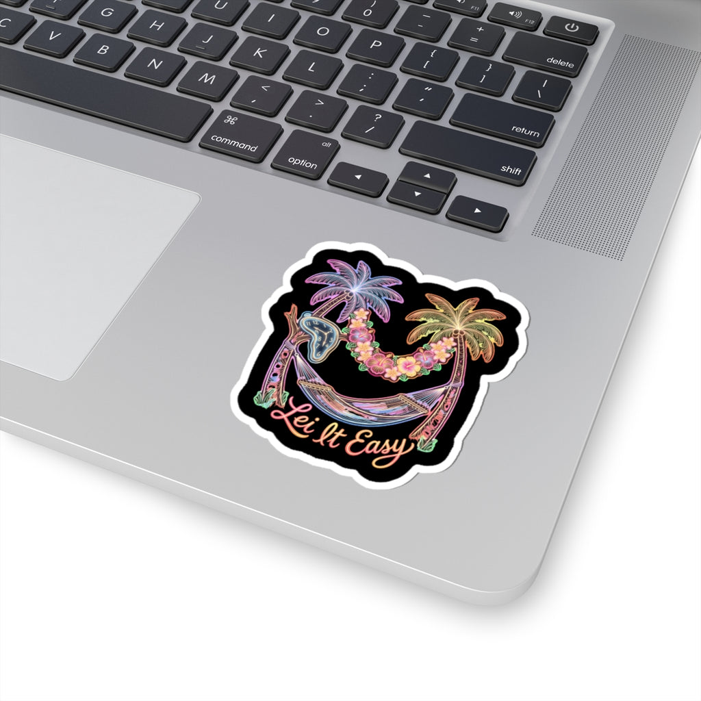 Lei It Easy Hawaii Sticker