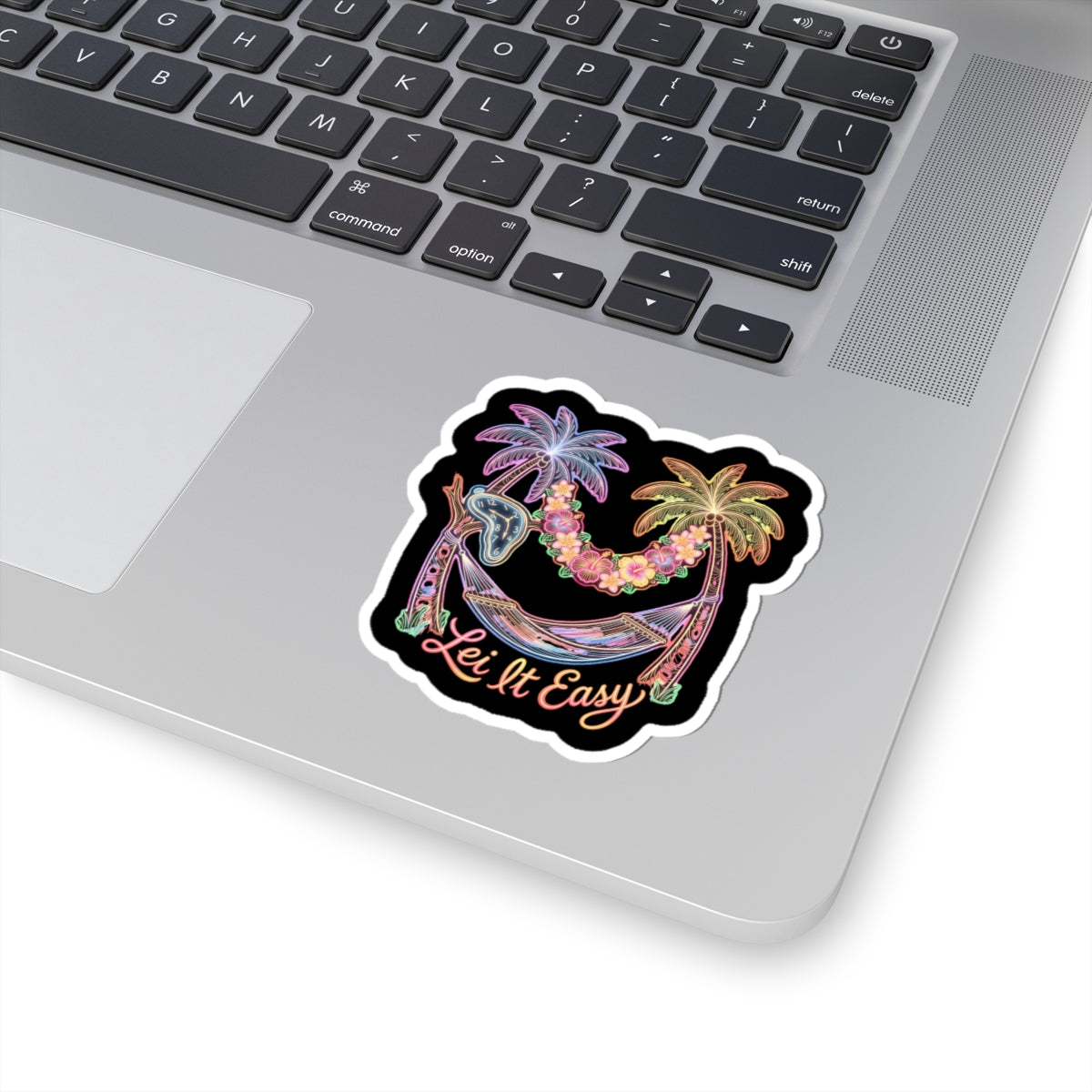 Lei It Easy Hawaii Sticker
