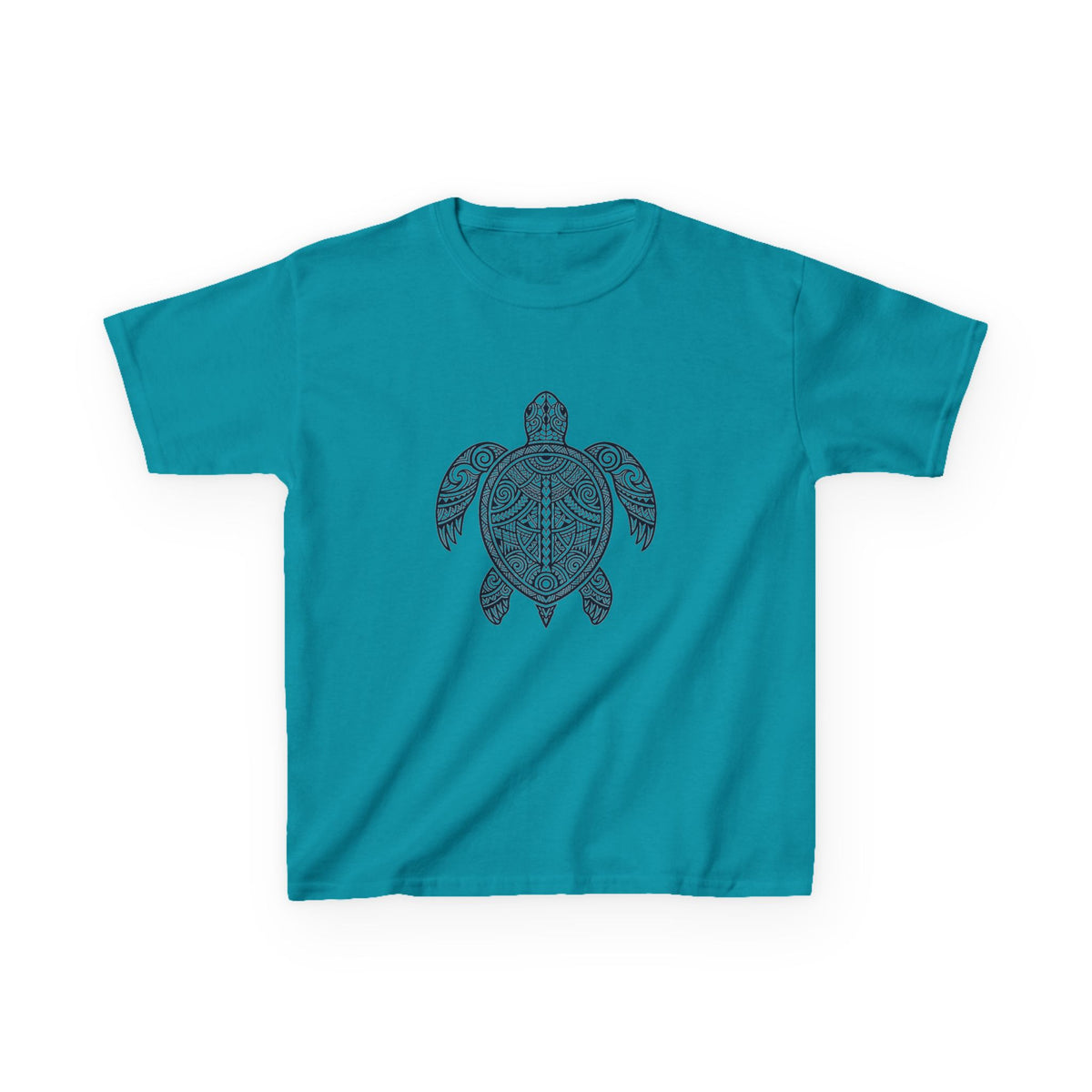 Polynesian Tribal Sea Turtle Honu Hawaiian Graphic Kids T-Shirt