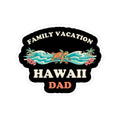 Hawaii Family Vacation Dad Sticker