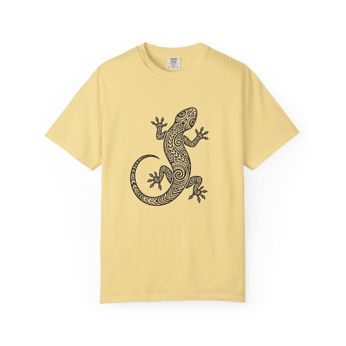 Tribal Gecko Polynesian Hawaiian Graphic T-Shirt