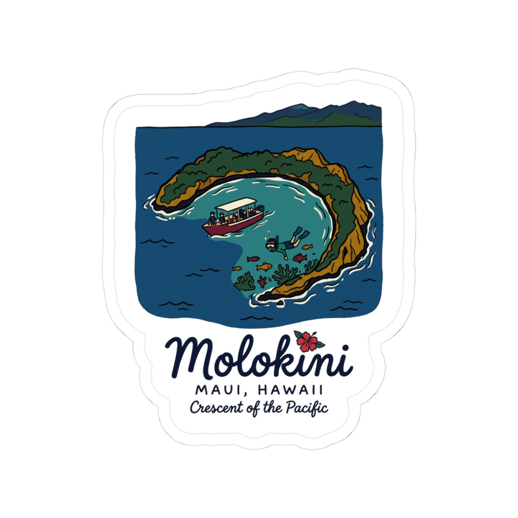 Molokini Hawaii Sticker