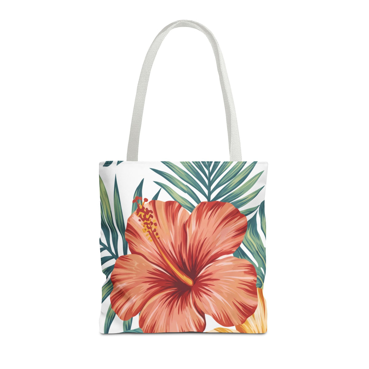 Tropical Pattern Hawaiian All-Over Tote Bag