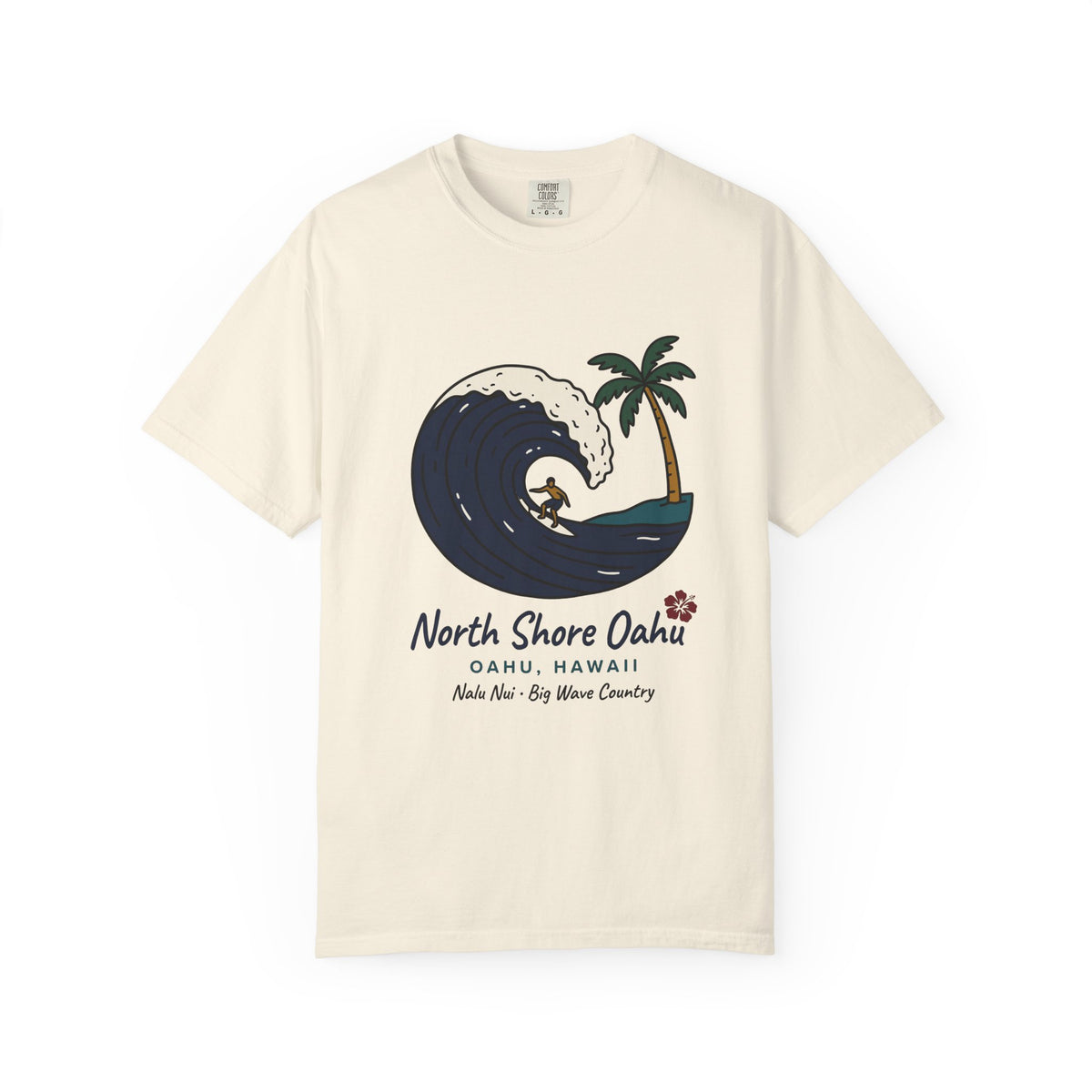 North Shore Oahu Hawaii Vintage Travel Graphic T-Shirt