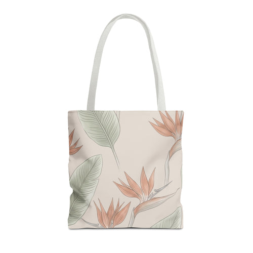 Bird of Paradise Hawaiian All-Over Tote Bag