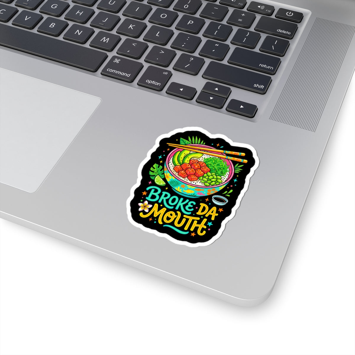 Broke Da Mouth Poke Sticker