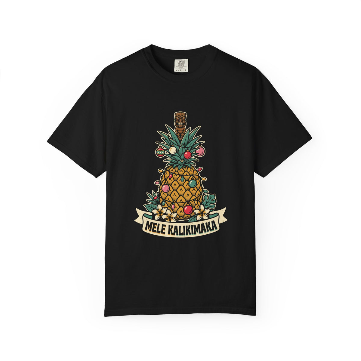 Pineapple Tree Hawaiian Christmas T-Shirt