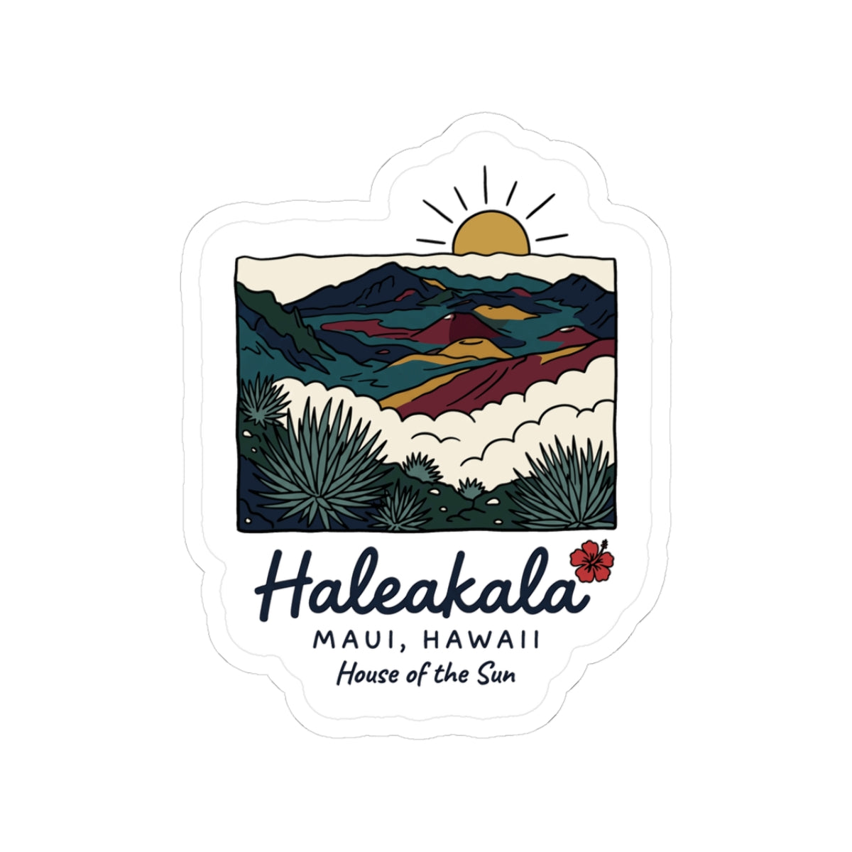 Haleakala Hawaii Sticker