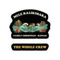 Mele Kalikimaka Family Christmas Sticker