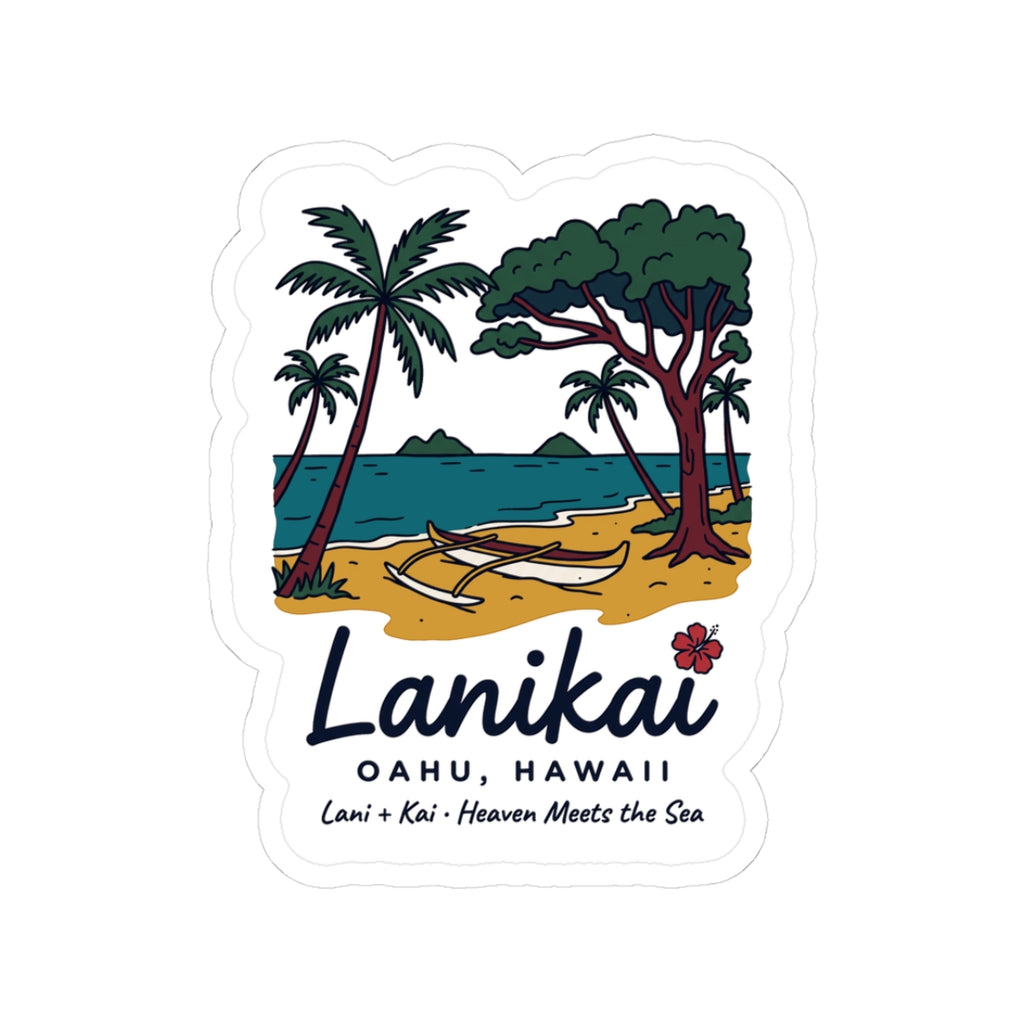 Lanikai Hawaii Sticker