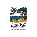 Lanikai Hawaii Sticker
