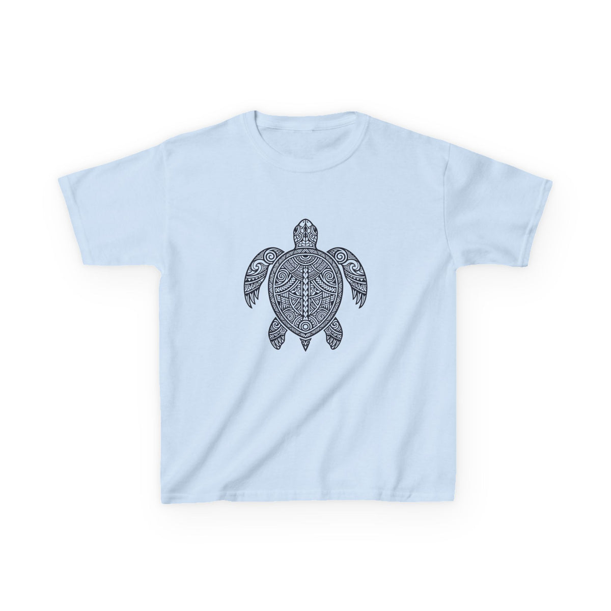 Polynesian Tribal Sea Turtle Honu Hawaiian Graphic Kids T-Shirt