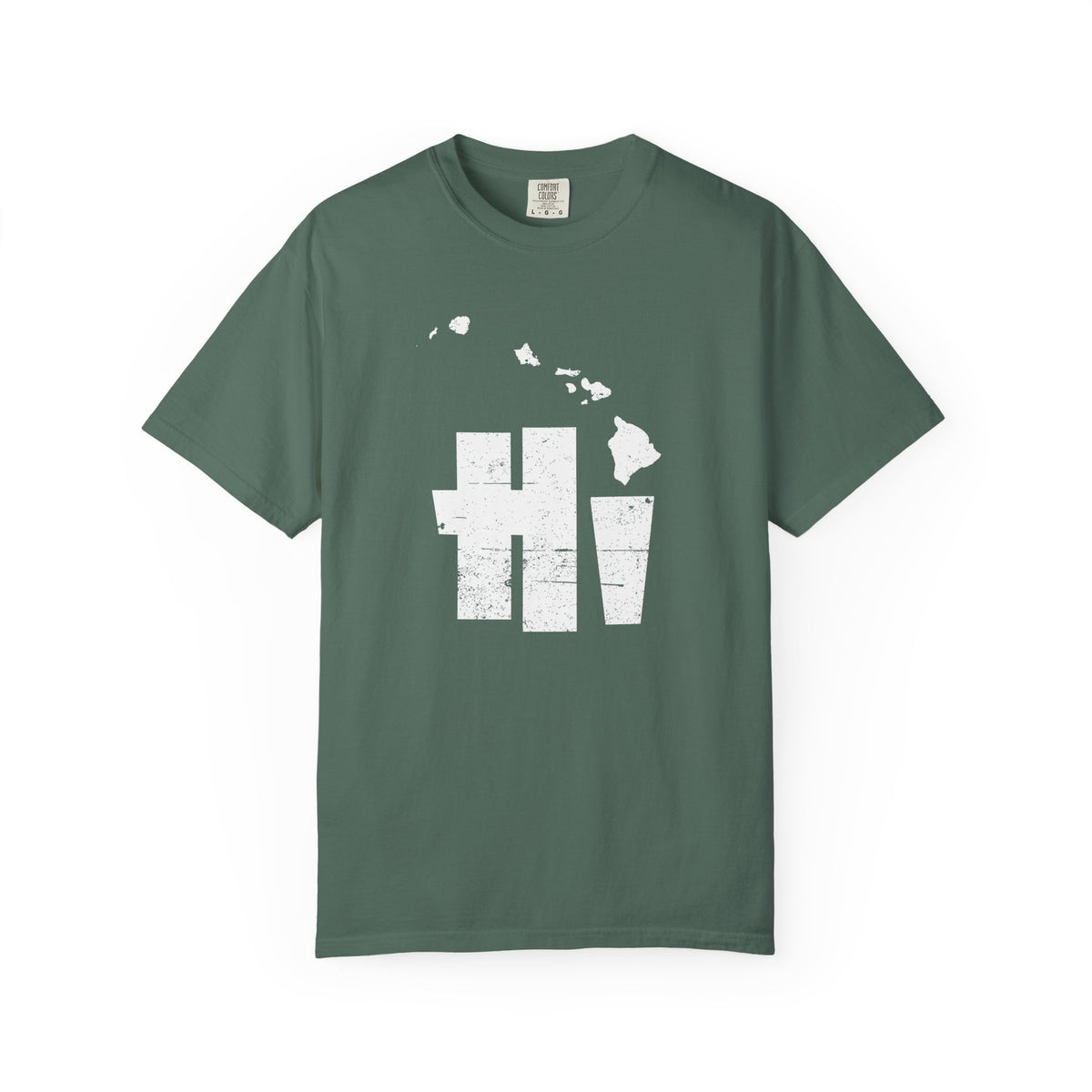 Hawaii HI State Map T-Shirt