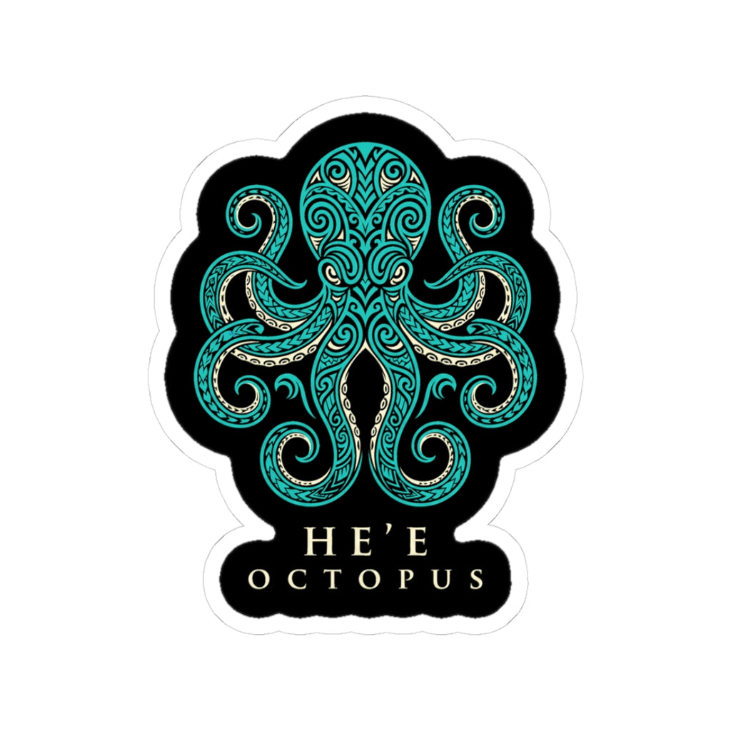 Hee Octopus Hawaii Sticker