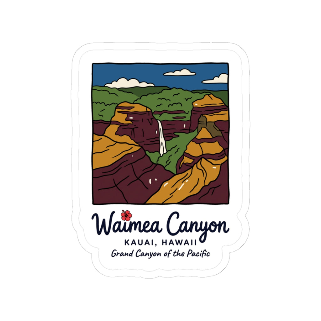 Waimea Canyon Hawaii Sticker